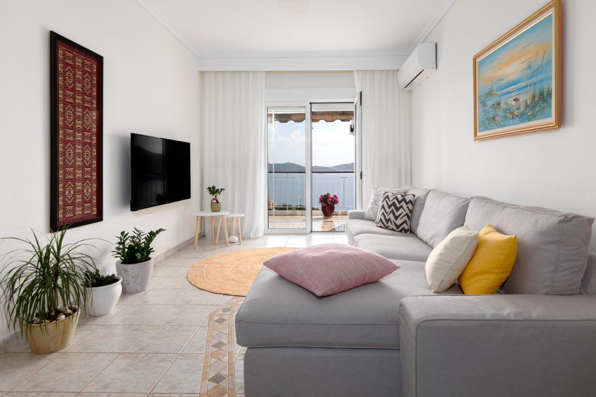 Mimoza'S Sea View Apartment Palaiontsiflikion Exterior photo